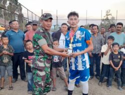Danramil 03/TG Hadiri Penutupan Turnamen Futsal