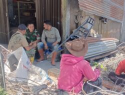 Pererat Silaturahmi, Babinsa Sambangi Wilayah Binaan Dan Laksanakan Komsos