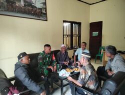 Jalin Silaturahmi, Babinsa Koramil 01/Bandar Komsos dengan Aparatur Desa