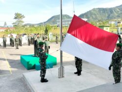 Gelar Upacara Bendera Hari Senin, Sarana Kodim 0119/BM Memelihara Kedisiplinan Dan Rasa Cinta Tanah Air
