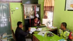 Jalin Silaturahmi, Babinsa Koramil 01/Bandar Komsos dengan Aparatur Desa