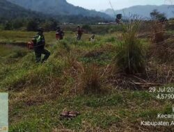 Dekat dengan Rakyat, Babinsa Koramil 10/Celala Bantu Warga Ramung Ara
