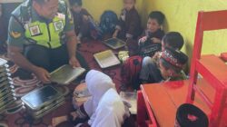 Pastikan Progam Berjalan Optimal, Babinsa Koramil 06/Bukit Monitoring Langsung Pendistribusian MBG