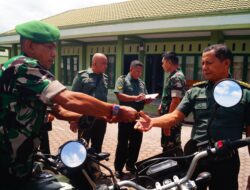Kodim 0119/BM Terima Pengecekan Kekuatan Material Bidang Logistik Dari Kodam Iskandar Muda (IM)