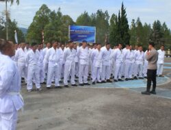 78 Personel Polres Bener Meriah Ikuti Ujian Beladiri Polri sebagai Syarat Kenaikan Pangkat