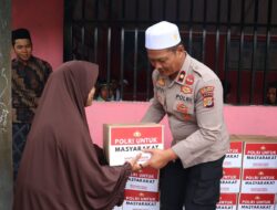 Polres Bener Meriah Salurkan Puluhan Bantuan Sosial untuk Warga Desa Jamur Atu, Kecamatan Mesidah