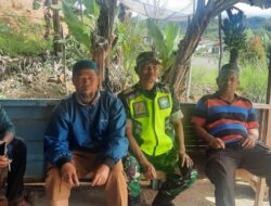 Menjaga Stabilitas Dan Bangun Ketahanan Wilayah, Babinsa Komsos Bersama Masyarakat