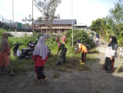 Jelang Perayaan HUT RI ke-80, Babinsa Ajak Warga Bergotong Royong