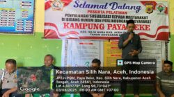 Babinsa dan Aparat Desa Laksanakan Sosialisasi Pencegahan Karhutla di Desa Paya Beke