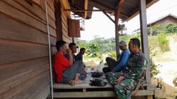 Anjangsana Ke Wilayah Binaan, Babinsa Jalin Keakraban Bersama Masyarakat