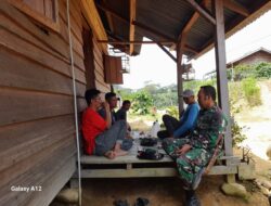 Anjangsana Ke Wilayah Binaan, Babinsa Jalin Keakraban Bersama Masyarakat