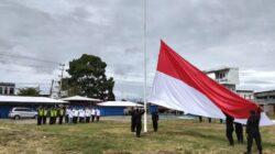 Bendera Merah Putih, 4×8 Meter Berkibar Di Kecamatan Timang Gajah