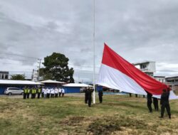 Bendera Merah Putih, 4×8 Meter Berkibar Di Kecamatan Timang Gajah