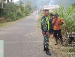 Wujud Kepedulian Babinsa, Koptu Rajasah Laksanakan Komsos di Desa Kuyun
