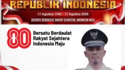 Pemerintah Desa Tembolon dan Masyarakat Syiah Utama Ucapkan Selamat HUT RI ke-80