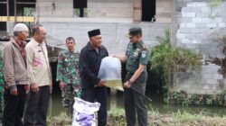Kodim 0106/Ateng Gelar Pembinaan Ketahanan Pangan Dengan Pemerintah Daerah & Penaburan Bibit Ikan