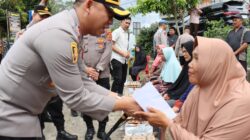 Sambut HUT RI ke-80, Polres Aceh Tengah Gelar Bakti Sosial Bagikan 20 Paket Sembako dan Tali Asih