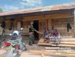 Babinsa Koramil 08/Silih Nara Ajak Warga Pilar Weh Kiri Tingkatkan Keamanan dan Ketertiban