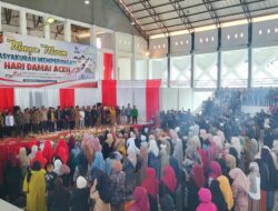 Dandim 0119/Bener Meriah Hadiri Tasyakuran Hari Damai Aceh