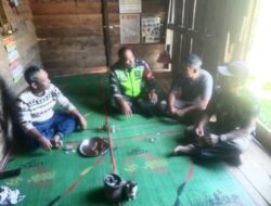 Anggota Pos Ramil Tingkatkan Komsos Jelang HUT RI