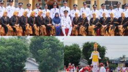 HUT RI ke-80 : Kecamatan Juli di iringi dengan acara atraksi Drum Band.