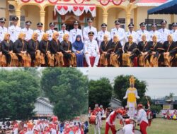 HUT RI ke-80 : Kecamatan Juli di iringi dengan acara atraksi Drum Band.