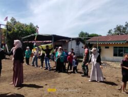 TNI dan Warga Bersinergi Meriahkan HUT Kemerdekaan Lewat Lomba Anak
