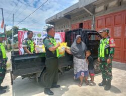 Babinsa Koramil 10/Celala Salurkan Beras Murah Bantu Ringankan Beban Warga