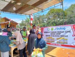 Koramil 05/Linge Gelar Pasar Pangan Murah, Warga Antusias Sambut Program GPM