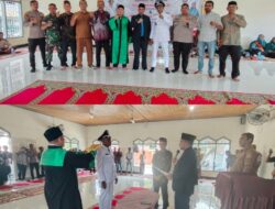 Muhammad Razi DiLantik Sebagai Keuchik Meunasah Teungoh Kecamatan Peudada