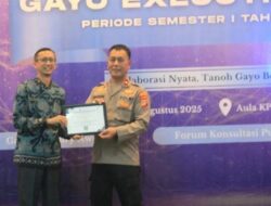 Polres Bener Meriah Raih Tiga Penghargaan pada Forum Konsultasi Publik dan Gayo Treasury Award 2025