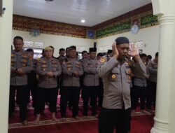 Polres Bener Meriah Gelar Sholat Ghaib Dan Doa Bersama Untuk Almarhum Pengemudi Ojek Online Serta Keselamatan Bangsa