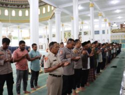 Polres Aceh Tengah Gelar Shalat Gaib dan Doa Bersama untuk Almarhum Affan Kurniawan