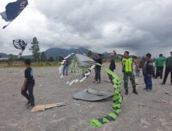 Babinsa Koramil 06/Bukit Monitoring Kegiatan Festival Layang-layang Perdana