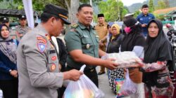 Kasdim 0106/Aceh Tengah Hadiri Gerakan Pangan Murah