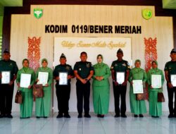 Dandim 0119/BM Lepas Prajurit Purna Tugas Dan Pindah Satuan