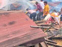 Kebakaran hanguskan tiga rumah di Mesidah, kerugian ditaksir capai Rp 400 juta