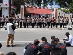 Polres Aceh Tengah Amankan Aksi Unjuk Rasa Aliansi Masyarakat Gayo di DPRK Berjalan Kondusif