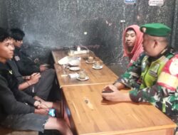 Cegah Terjadinya Judi Online, Babinsa Himbau Remaja