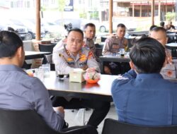 Ngopi Pagi Bareng, Kapolres Aceh Tengah Bersama Bawaslu dan Masyarakat Bangun Sinergi Kamtibmas