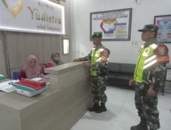 Libatkan Elemen Masyarakat, Koramil 03/TG Gelar Patroli Malam